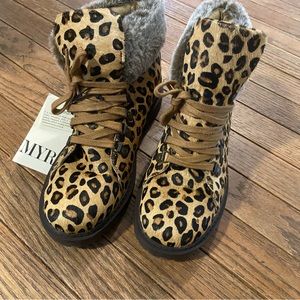 Myra size 8 cheetah boots